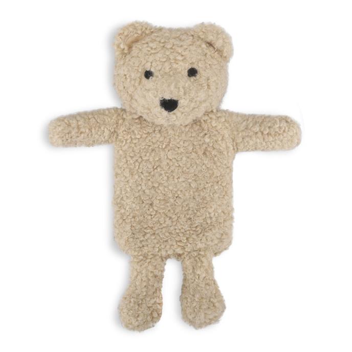 totes toasties® Womens Bear Mini Hot Water Bottle & Super Soft Socks Set  Beige Extra Image 3